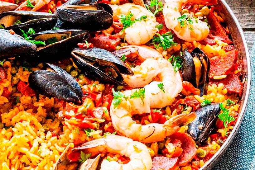 Turbine Memo Inspectie Baked Paella with Seafood | Seafood Paella in the Oven